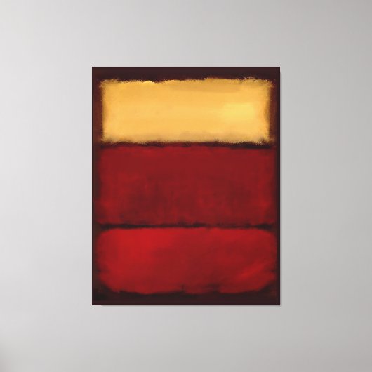 Mark Rothko art in digital style 1 キャンバスプリント (正面)