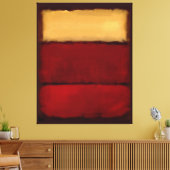 Mark Rothko art in digital style 1 キャンバスプリント (インサイチュ (リビング))