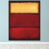 Mark Rothko art in digital style 1 キャンバスプリント (インサイチュ (ウッドフロア))