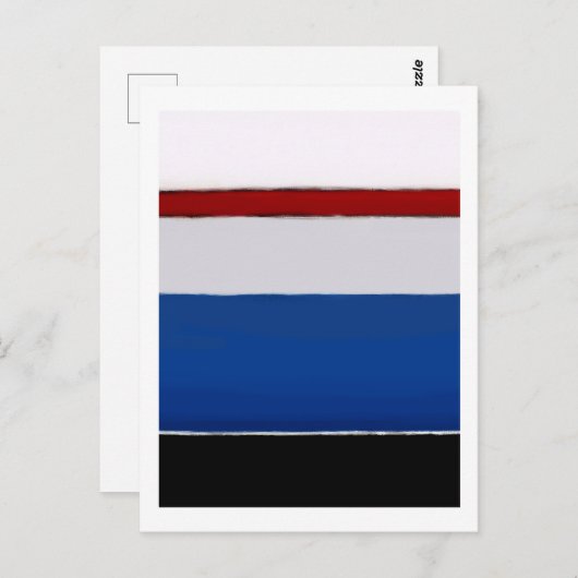Mark Rothko art in digital style 7 ポストカード (正面/裏面)
