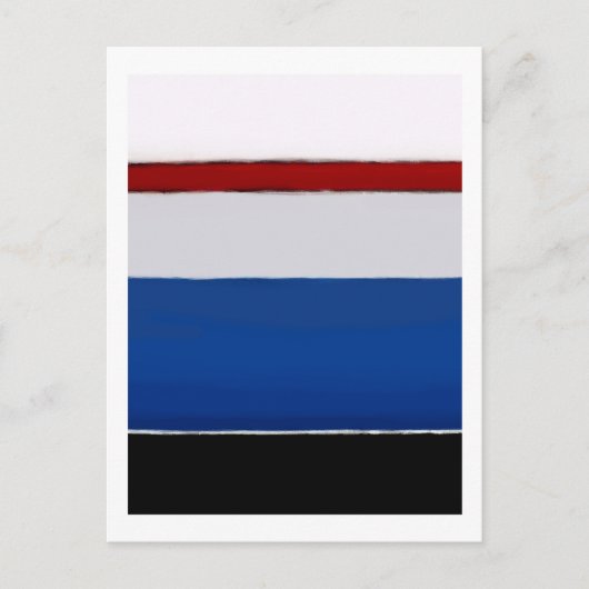 Mark Rothko art in digital style 7 ポストカード (正面)