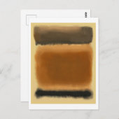 Mark Rothko art in digital style 8 ポストカード (正面/裏面)