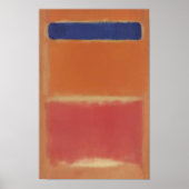 Mark Rothko - Blue Over Red - 1953 ポスター (正面)