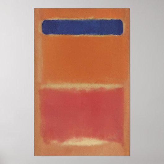 Mark Rothko - Blue Over Red - 1953 ポスター (正面)