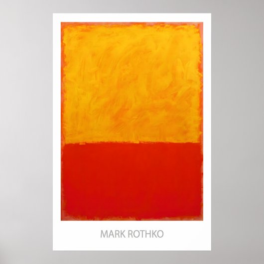 Mark Rothko Fine Art Print Abstract Expressionism ポスター (正面)