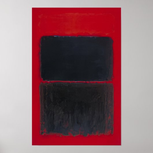 Mark Rothko - Light Red Over Black - 1957 ポスター (正面)