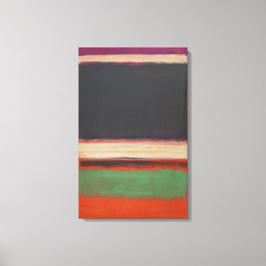 Mark Rothko - No.3No.13マゼンタ、ブラック、グリーンO キャンバスプリント (正面)