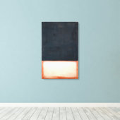 Mark Rothko - No. 7 Dark Over Light - 1954 キャンバスプリント (インサイチュ (ウッドフロア))