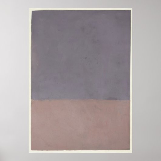 Mark Rothko - Untitled (Gray and Mauve) - 1969 ポスター (正面)