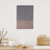 Mark Rothko - Untitled (Gray and Mauve) - 1969 ポスター (キッチン)