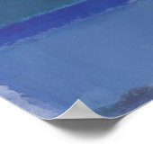 Mark Rothko - Untitled (Green on Blue) - 1968 ポスター (角)