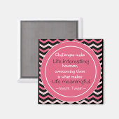 Mark Twainの見積り – ギフト感動的ー マグネット (正面/裏面)