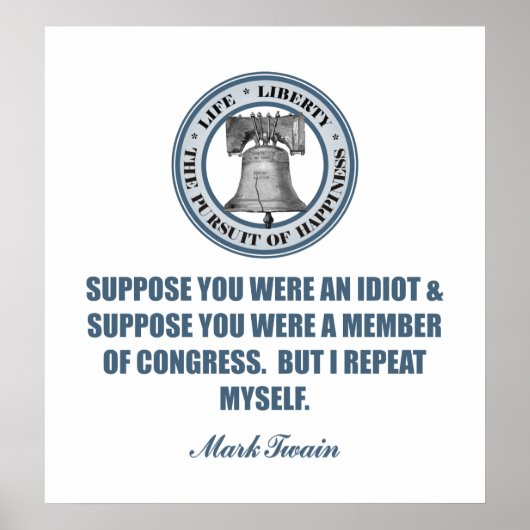 -Mark Twain ポスター (正面)