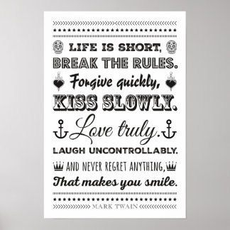 Mark Twain – ルールの解除 ポスター