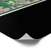 Mark Twain Lake Missouri衛星ポスターマップ ポスター (角)