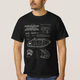 MARK V LANDSHIP - WW1 Tank  Tシャツ