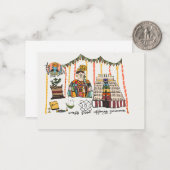 Markazhi設計のグリーティングカード ノートカード (正面/裏面インサイチュ)