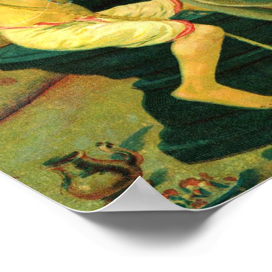 Markendaya by Raja Ravi Varma ポスター (角)