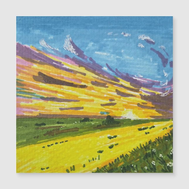 Marker Landscape Painting  (正面)