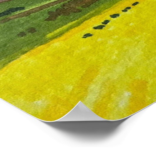 Marker Landscape Painting  ポスター (角)