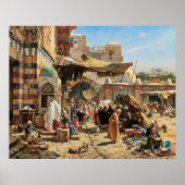 Market in Jaffa | Gustav Bauernfeind | ポスター (正面)