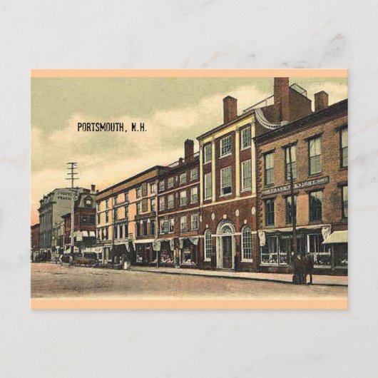 Market Square, Portsmouth, NH, c1905 ポストカード (正面)
