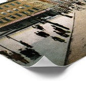 Market St., Newark NJ 1909ヴィンテージ ポスター (角)