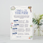 Market What in Your Purse Game Bridal Shower  (スタンド正面)