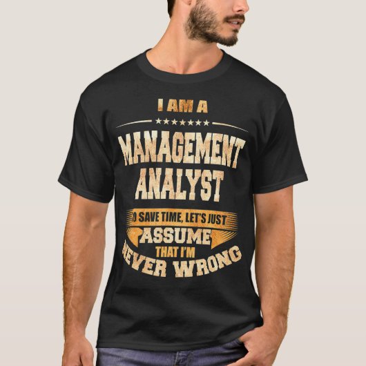 Marketing Manager To Save Time Im Never Wrong Funn Tシャツ (正面)