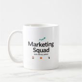 Marketing Squad – Data. Hustle. Repeat. コーヒーマグカップ (左)