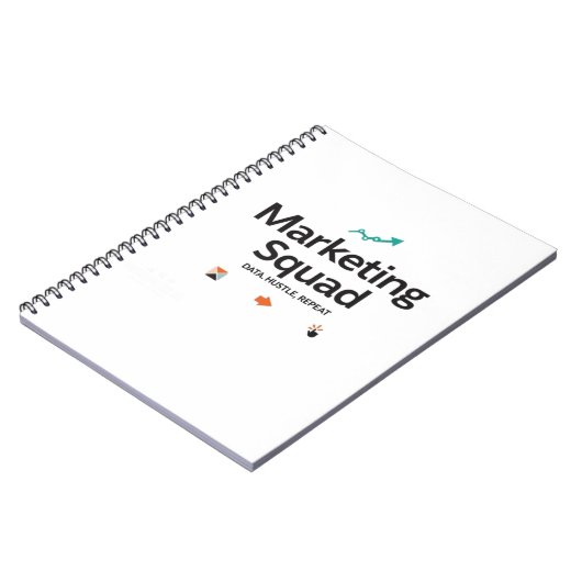 Marketing Squad – Data. Hustle. Repeat. ノートブック (左側)