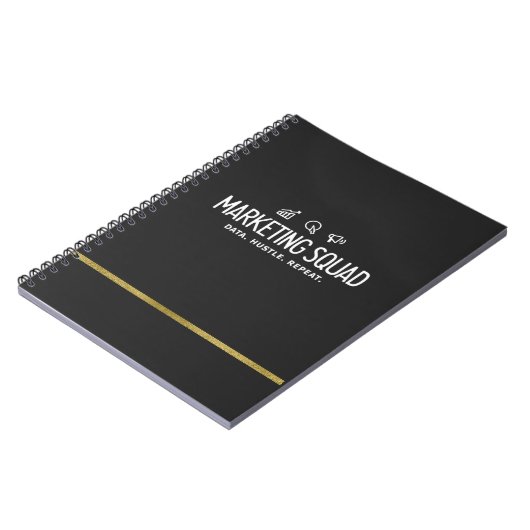 Marketing Squad – Data. Hustle. Repeat. ノートブック (左側)