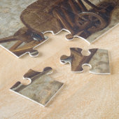 Marketplace in Bergen, Flemish Art Jigsawパズル ジグソーパズル (側面)