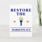 Marketplace of Ideas Free Speech Torch カード (正面)