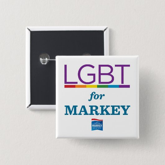 MARKEYのためのLGBT 缶バッジ (正面&裏面)