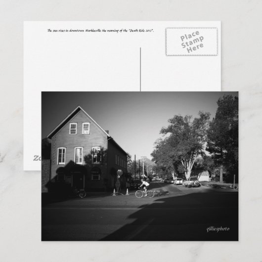 Markleevilleの日の出 ポストカード (正面/裏面)