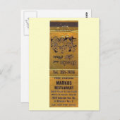 Marko's Restaurant, Brooklyn, New Yorkヴィンテージ ポストカード (正面/裏面)