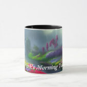 Mark's Morning Teaカスタマイズ可パーソナライズされた能 マグカップ (中央)