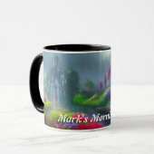 Mark's Morning Teaカスタマイズ可パーソナライズされた能 マグカップ (正面左)