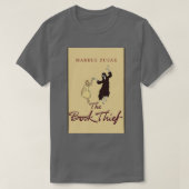 Markus Zusakによる書籍泥棒の表紙 Tシャツ (デザイン正面)