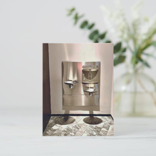 markyartオリジナルのアートワーク信仰の泉 ポストカード (スタンド正面)