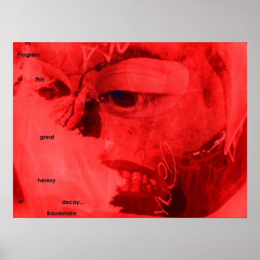 MarkyArt PL#1030319 The Heresy 素晴らし Baudelaire ポスター (正面)