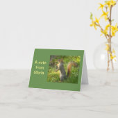 Marlaからのノート! カード (黄色い花)