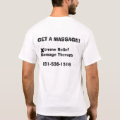 Marlaの得られた結び目か。 Tシャツ (裏面)
