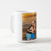 Marla and David Mangan Happy 50th Anniversary mug コーヒーマグカップ (正面左)