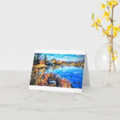 Marla's Water Color Pond card   カード (黄色い花)