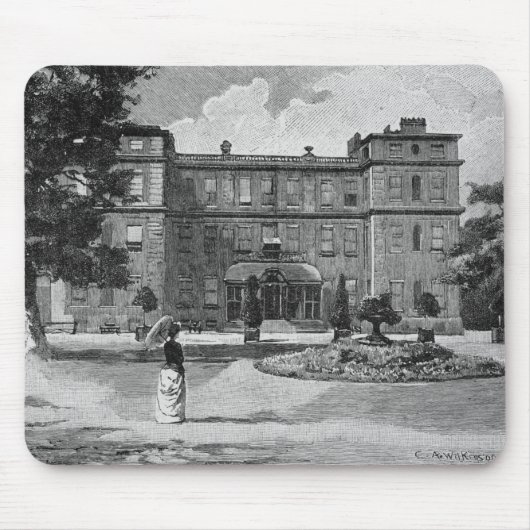 Marlboroughの家、庭から、1863年 マウスパッド (正面)