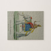 MarletとCie (色のlitho)によって刻まれるIndra ジグソーパズル (横)