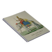 MarletとCie (色のlitho)によって刻まれるIndra ノートブック (右側)