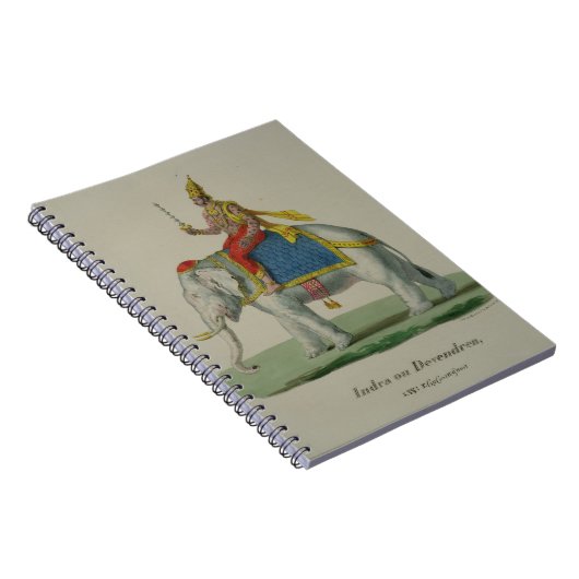 MarletとCie (色のlitho)によって刻まれるIndra ノートブック (右側)